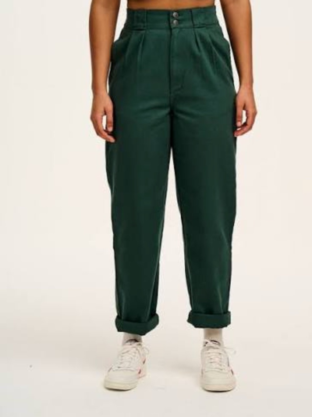 Lucy & Yak Addison Trousers in Posy Green Size 50R UK 46R US NWT
